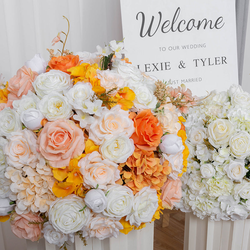 Roses With Hydrangeas Wedding Flower Ball