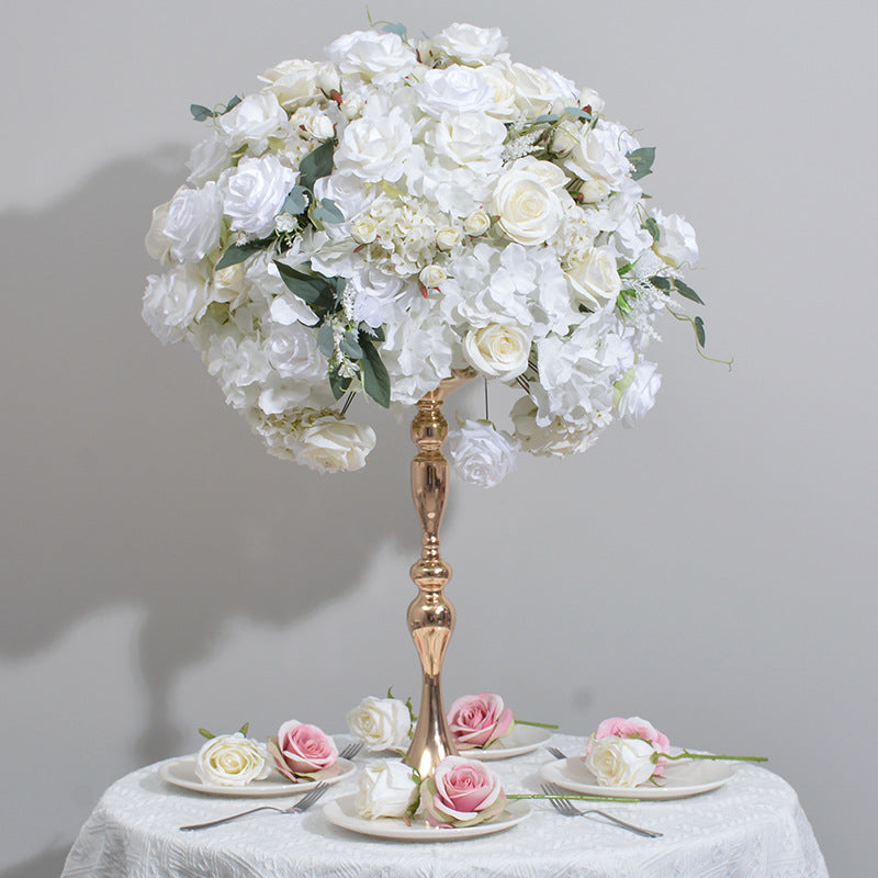 Roses With Hydrangeas Luxurious Wedding Flower Ball