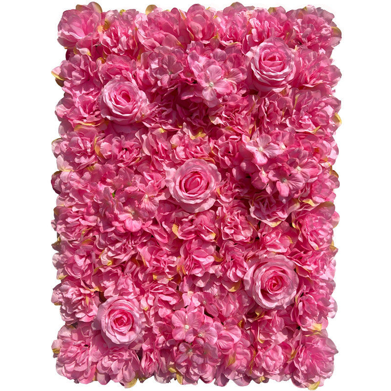 Dark Pink Rose, Artificial Flower Wall Backdrop