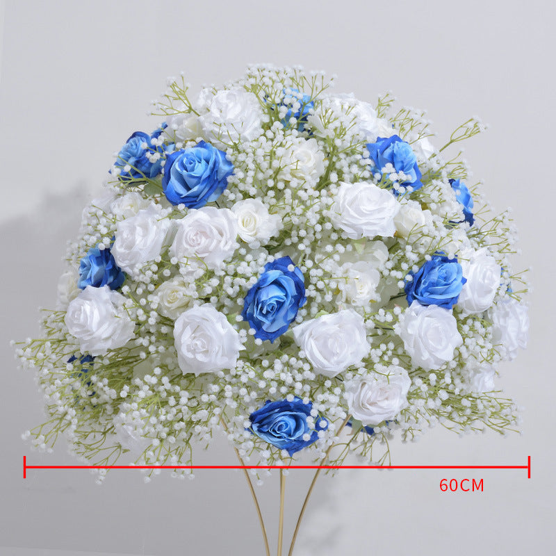 Roses And Gypsophila Luxurious Wedding Flower Ball