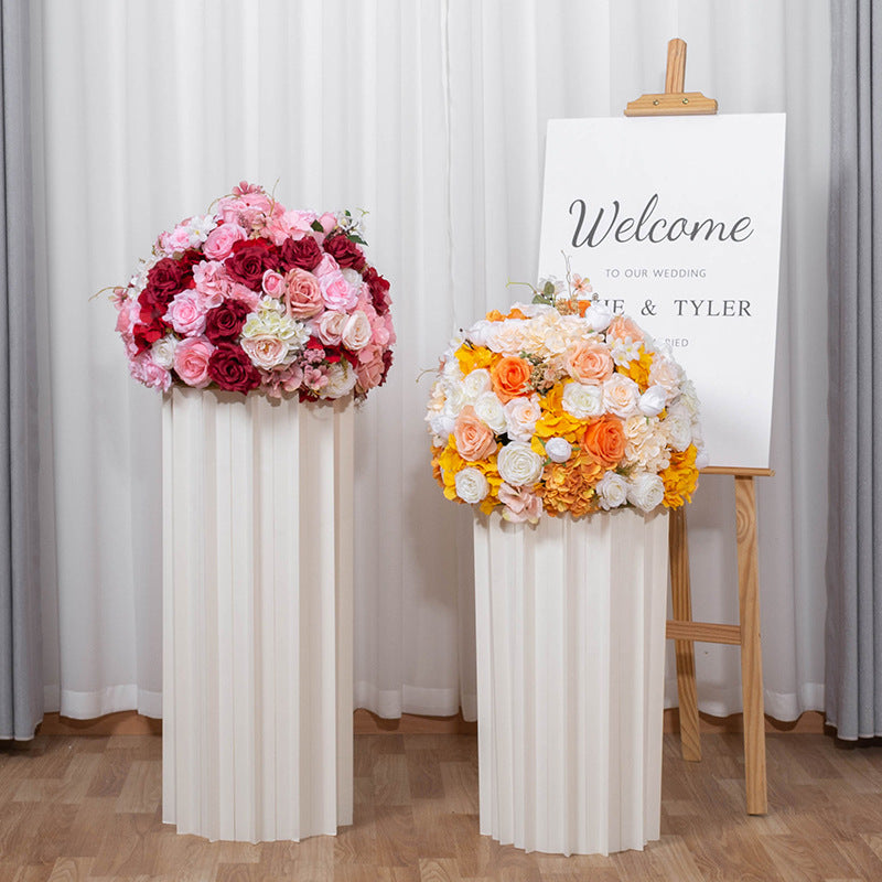 Roses With Hydrangeas Wedding Flower Ball