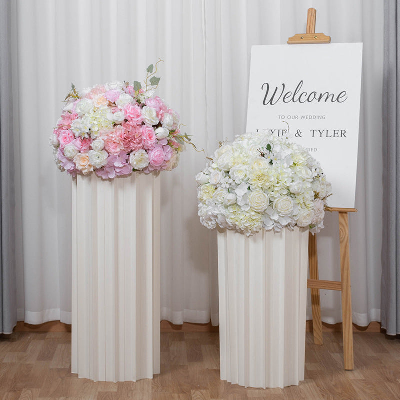 Roses With Hydrangeas Wedding Flower Ball