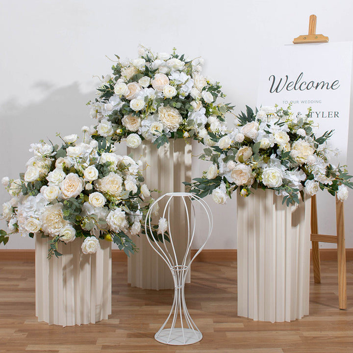 Roses With Eucalyptus Luxurious Wedding Flower Ball