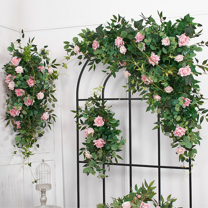 Multiple Color Options, Floral Arch Set, Wedding Arch Backdrop