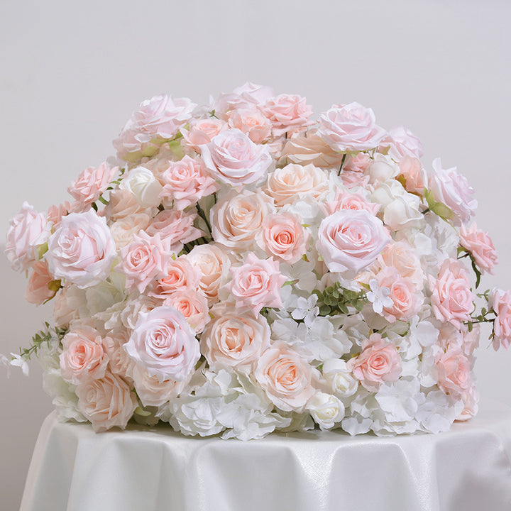 Roses With Hydrangeas Wedding Flower Ball