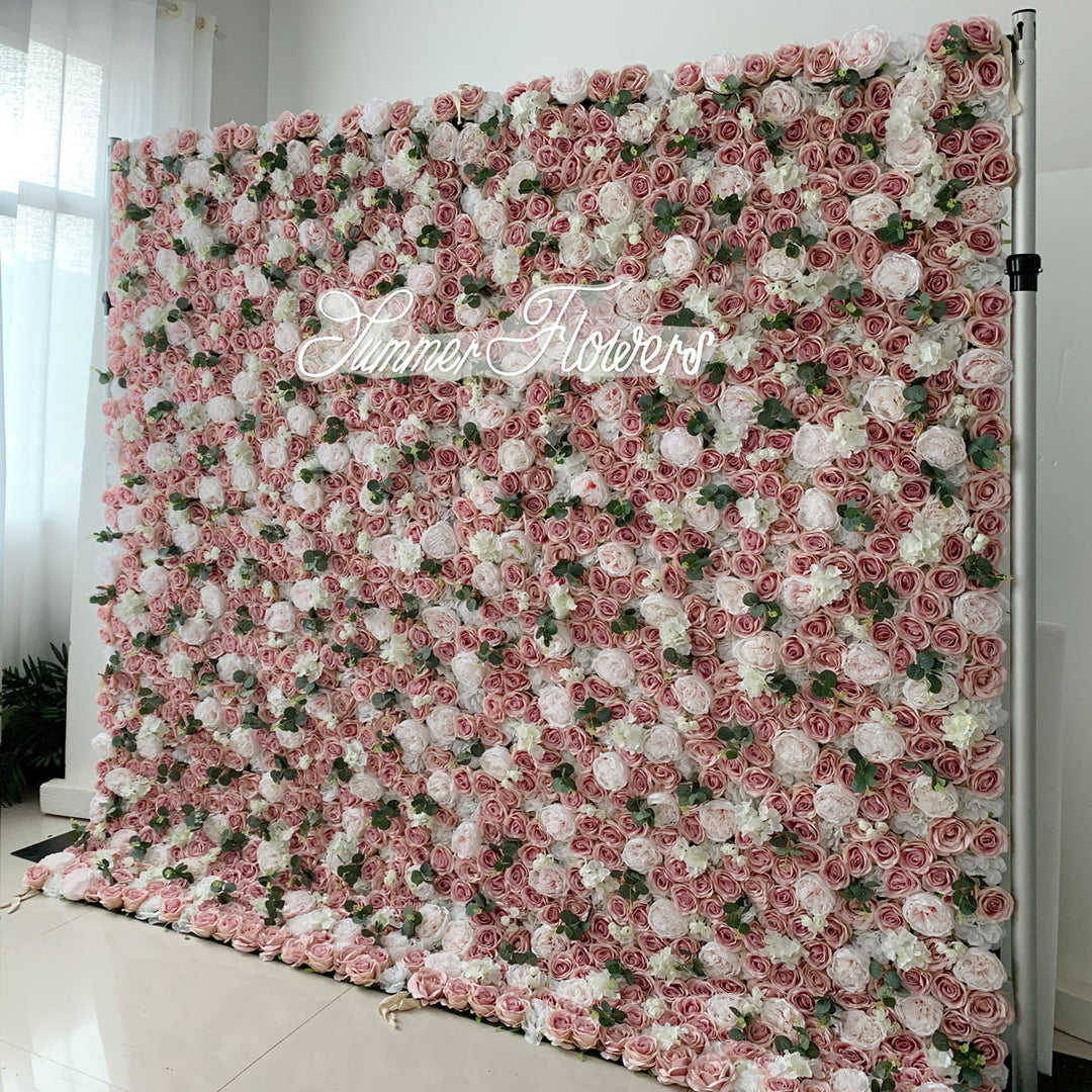 Luxury, Artificial Flower Wall Backdrop, Wedding Backdrop