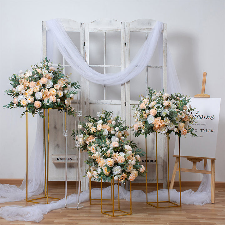 Roses And Hydrangeas With Eucalyptus Luxurious Wedding Flower Ball