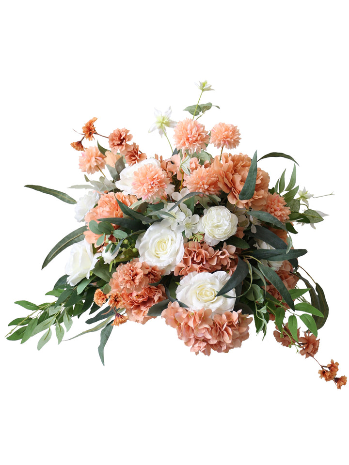 Orange Wedding Decoration, Party Decoration, Orange Artificial Flowers, Diy Wedding Flowers