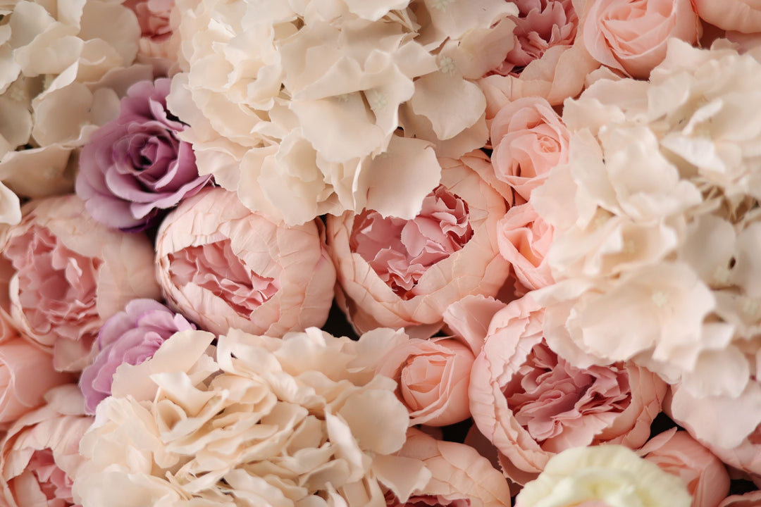 Pink Hydrangea, Artificial Flower Wall, Wedding Party Backdrop