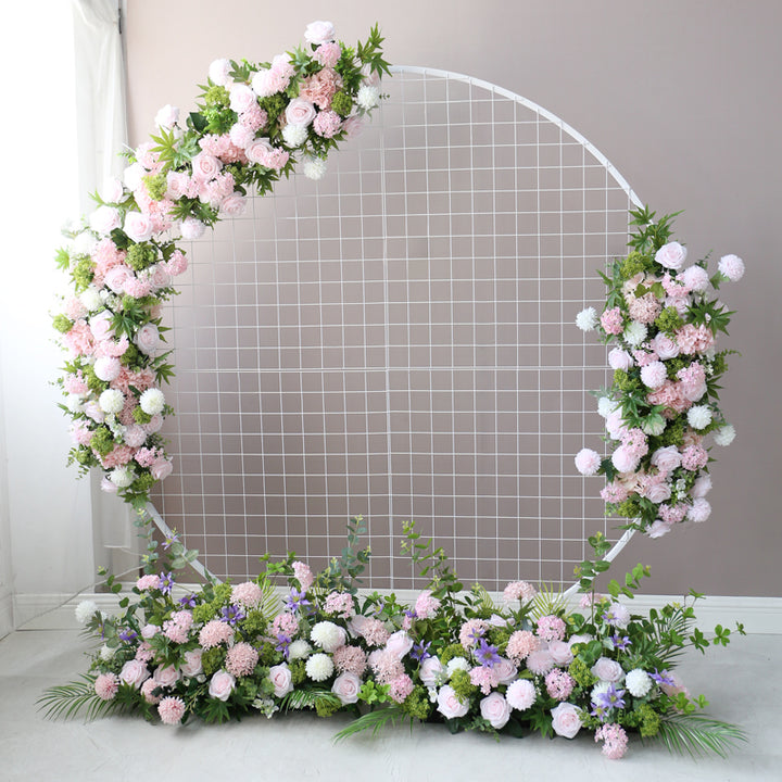 Pink Wedding Arch Flowers, Pink Artificial Flowers, Diy Wedding Flowers