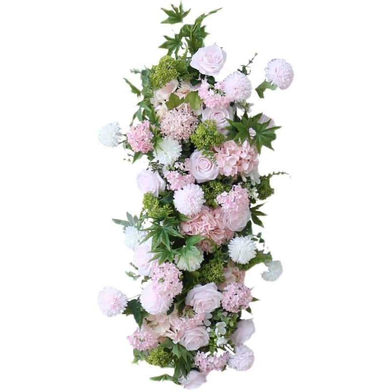 Pink Wedding Arch Flowers, Pink Artificial Flowers, Diy Wedding Flowers