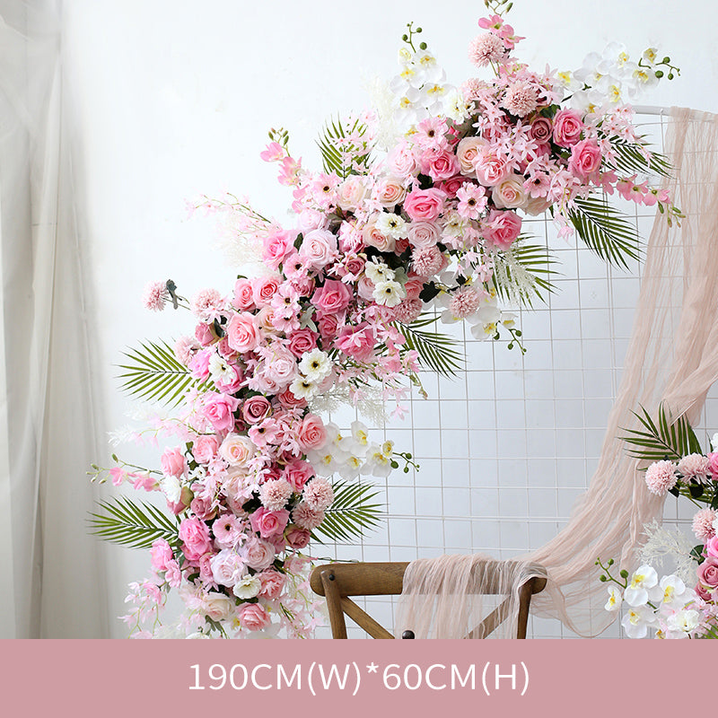 Pink Wedding Arch Flowers, Window Flowers, Pink Artificial Flowers, Diy Wedding Flowers