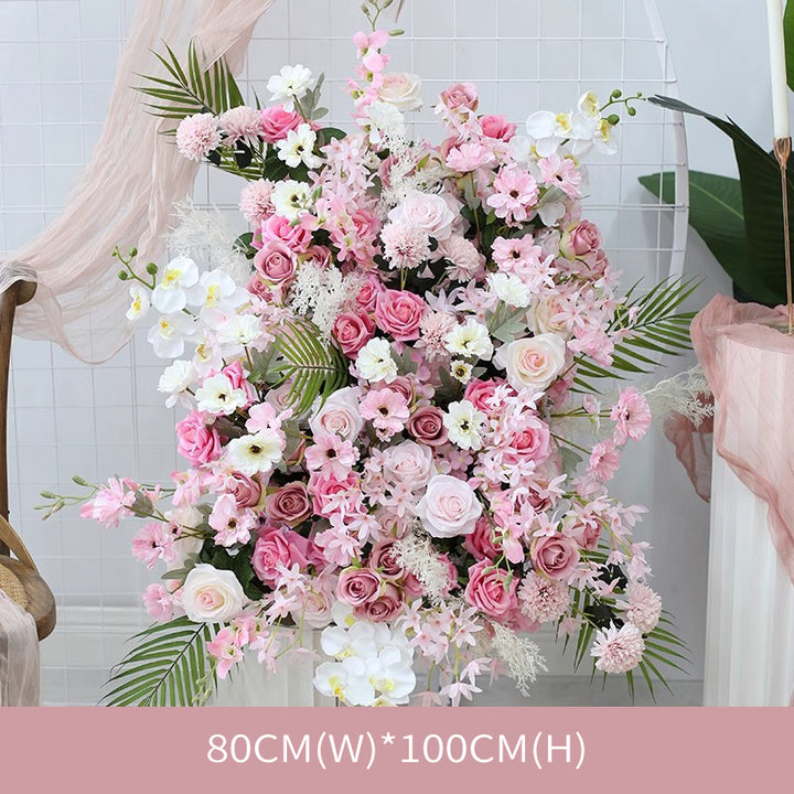 Pink Wedding Arch Flowers, Window Flowers, Pink Artificial Flowers, Diy Wedding Flowers