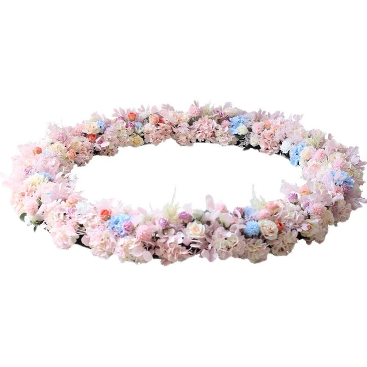 Love Circle Flowers, Pink Artificial Flowers, Diy Wedding Flowers