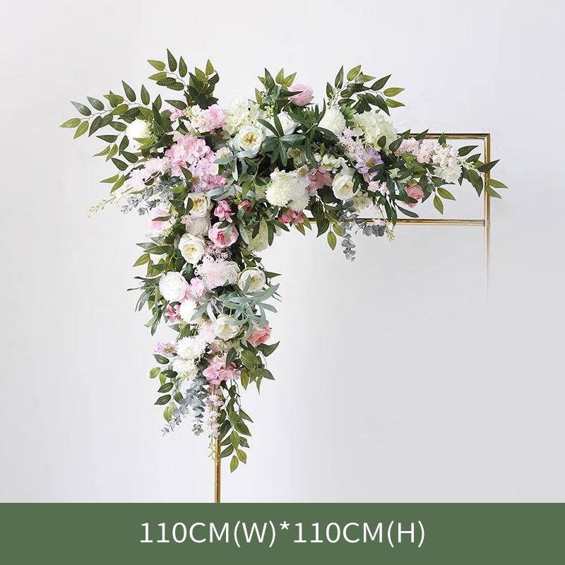 Pink & Green Wedding Decoration, Pink Artificial Flowers, Diy Wedding Flowers