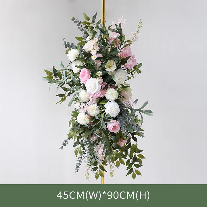 Pink & Green Wedding Decoration, Pink Artificial Flowers, Diy Wedding Flowers