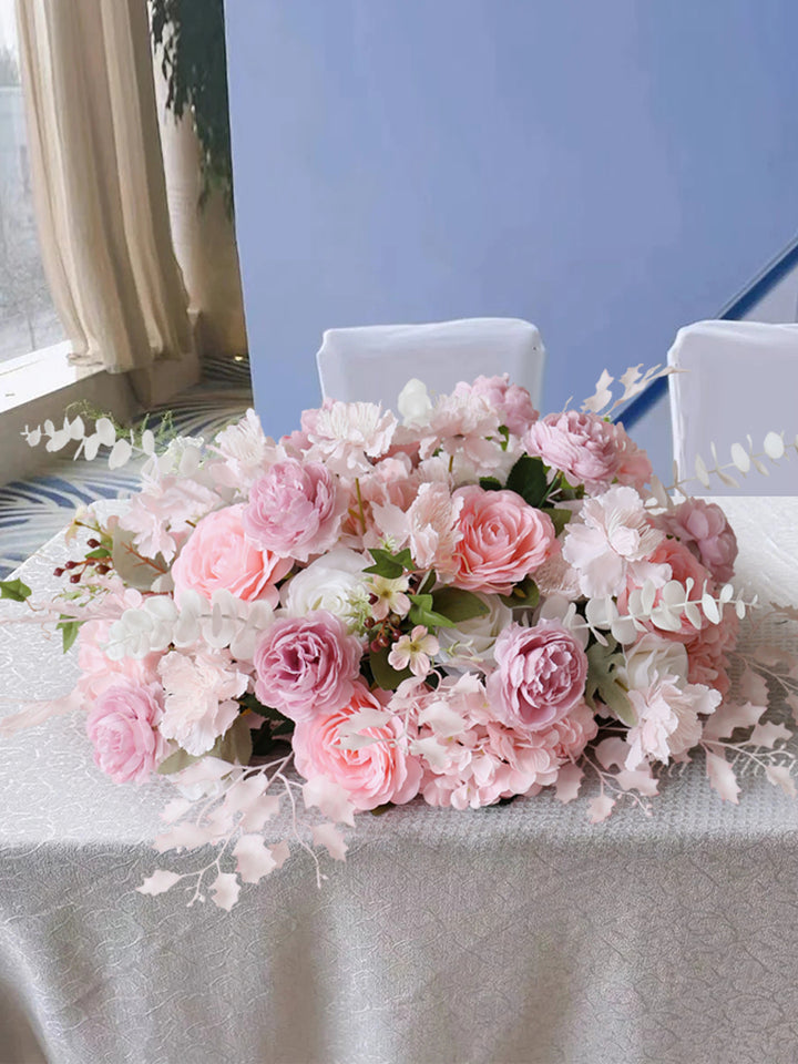 Wedding Table Flowers, Pink Artificial Flowers, Diy Wedding Flowers