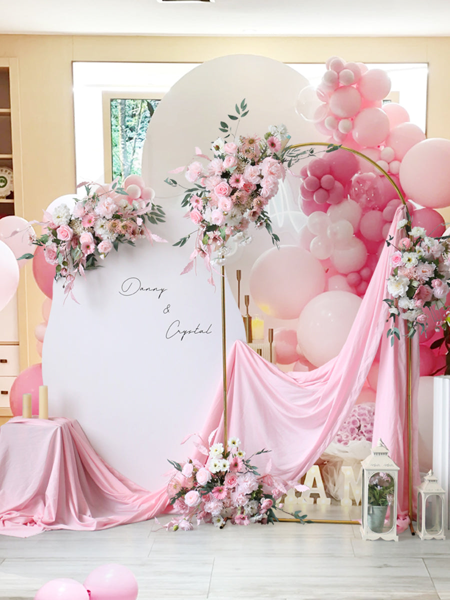 Pink Wedding Style, Pink Artificial Flowers, Diy Wedding Flowers, Party Faux Flowers