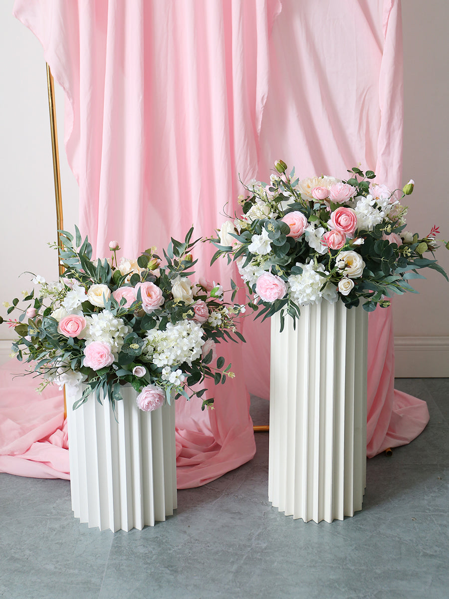 Pink & Green Wedding Flowers Ball, Pink Artificial Flowers, Diy Wedding Flowers