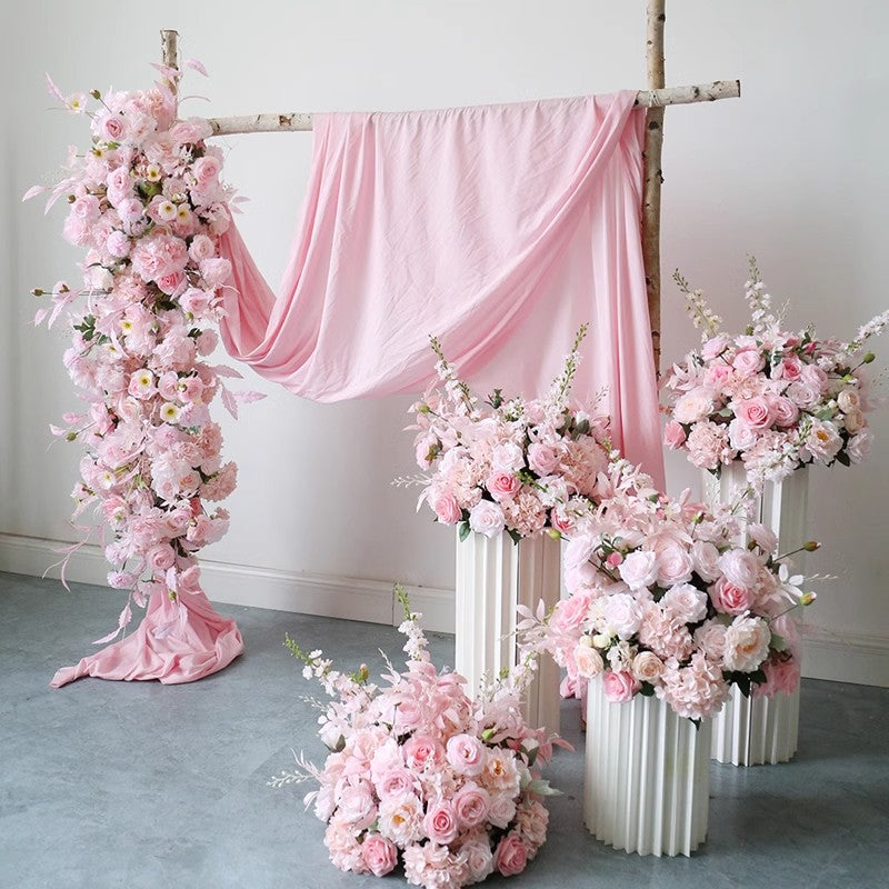 Pink Wedding Flowers Arrangement, Pink Artificial Flowers, Diy Wedding Flowers