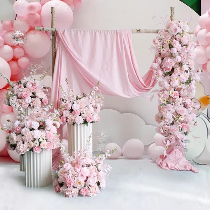 Pink Wedding Flowers Arrangement, Pink Artificial Flowers, Diy Wedding Flowers