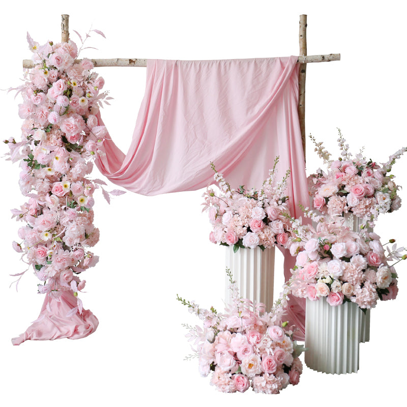 Pink Wedding Flowers Arrangement, Pink Artificial Flowers, Diy Wedding Flowers