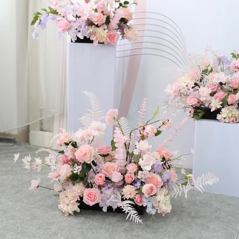 Pink Wedding Decoration, Pink Artificial Flowers, Diy Wedding Flowers