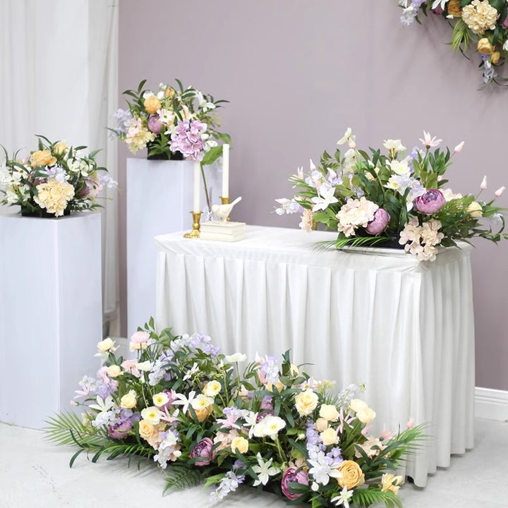 Purple Wedding Style, Purple Artificial Flowers, Diy Wedding Flowers