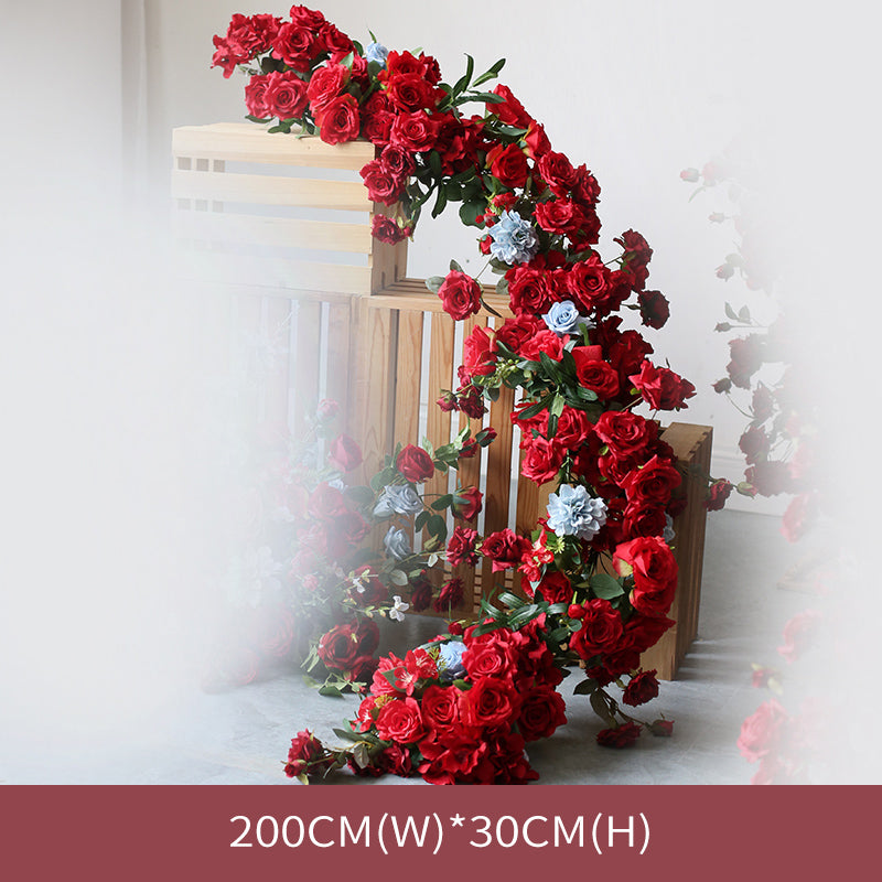 Red Rose Wedding Flowers, Red Artificial Flowers, Diy Wedding Flowers