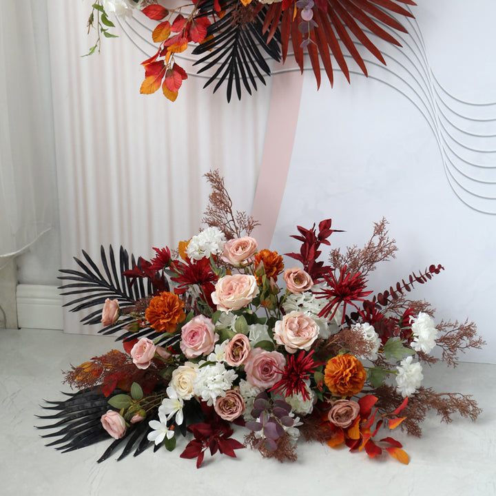 Red Wedding Flowers Decoration, Red Artificial Flowers, Diy Wedding Flowers