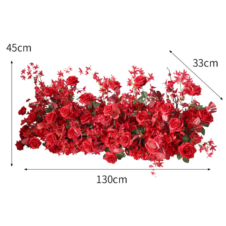 Red Wedding Flowers, Red Artificial Flowers, Diy Wedding Flowers