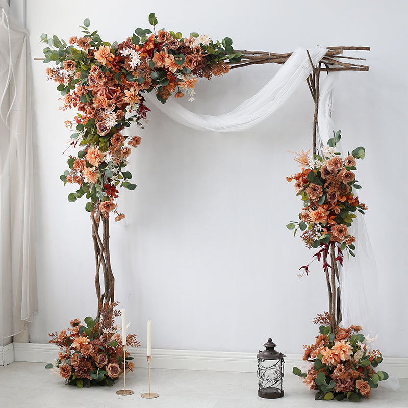 Background Stage Decoration Flowers, Retro Wedding Style, Diy Wedding Arch Flowers