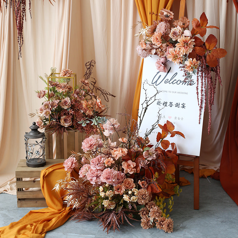 DIY Orange Floral Arrangements — Fun and confetti