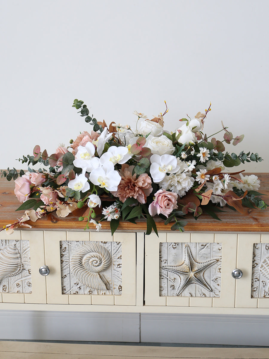 Table Flower Arrangement For Wedding, Retro Wedding Style,  Diy Wedding Flowers