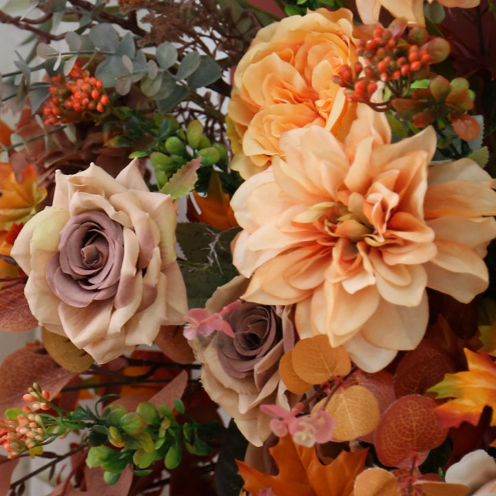 Retro Autumn Wedding Style, Retro Artificial Flowers, Diy Wedding Flowers