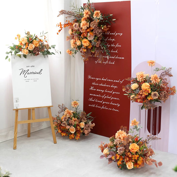 Retro Autumn Wedding Style, Retro Artificial Flowers, Diy Wedding Flowers