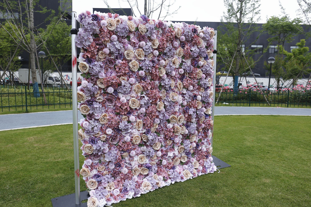 Rose And Hydrangea, Artificial Flower Wall, Wedding Party Backdrop