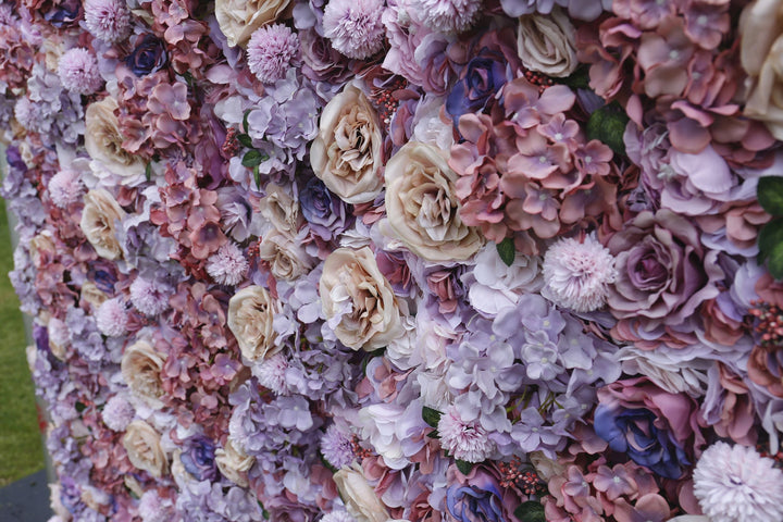 Rose And Hydrangea, Artificial Flower Wall, Wedding Party Backdrop