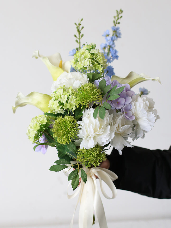 Fresh Wedding Bridal Bouquet Flowers, Diy Artificial Wedding Flowers