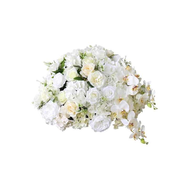 White Rose Wedding Flowers Ball, White Artificial Flowers, Diy Wedding Flowers