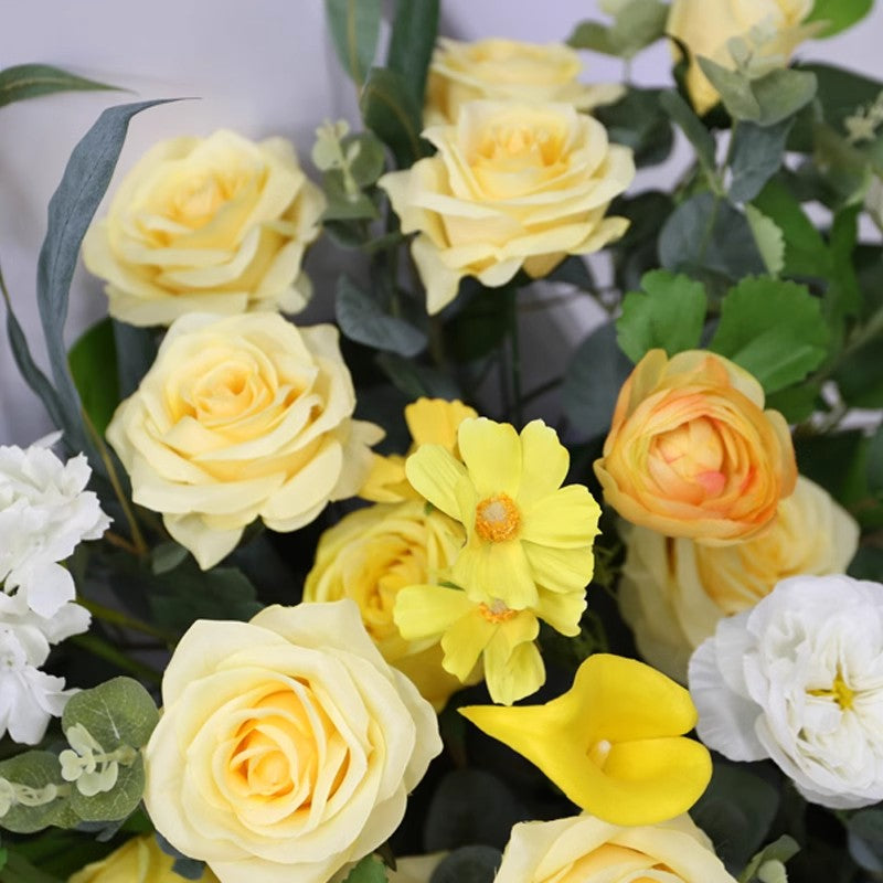 Yellow Wedding Style, Yellow Artificial Flowers, Diy Wedding Flowers