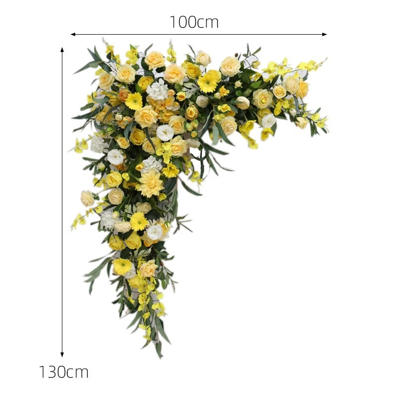 Yellow Wedding Style, Yellow Artificial Flowers, Diy Wedding Flowers