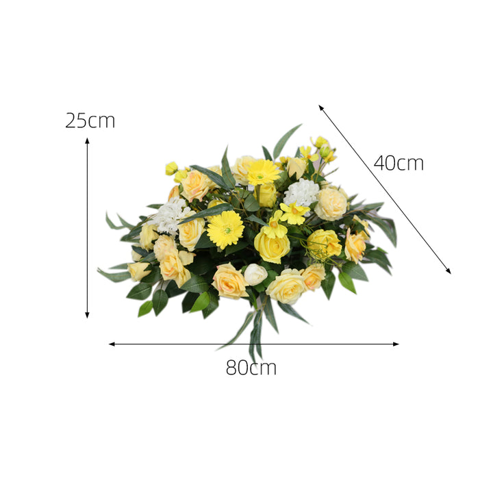 Yellow Wedding Style, Yellow Artificial Flowers, Diy Wedding Flowers