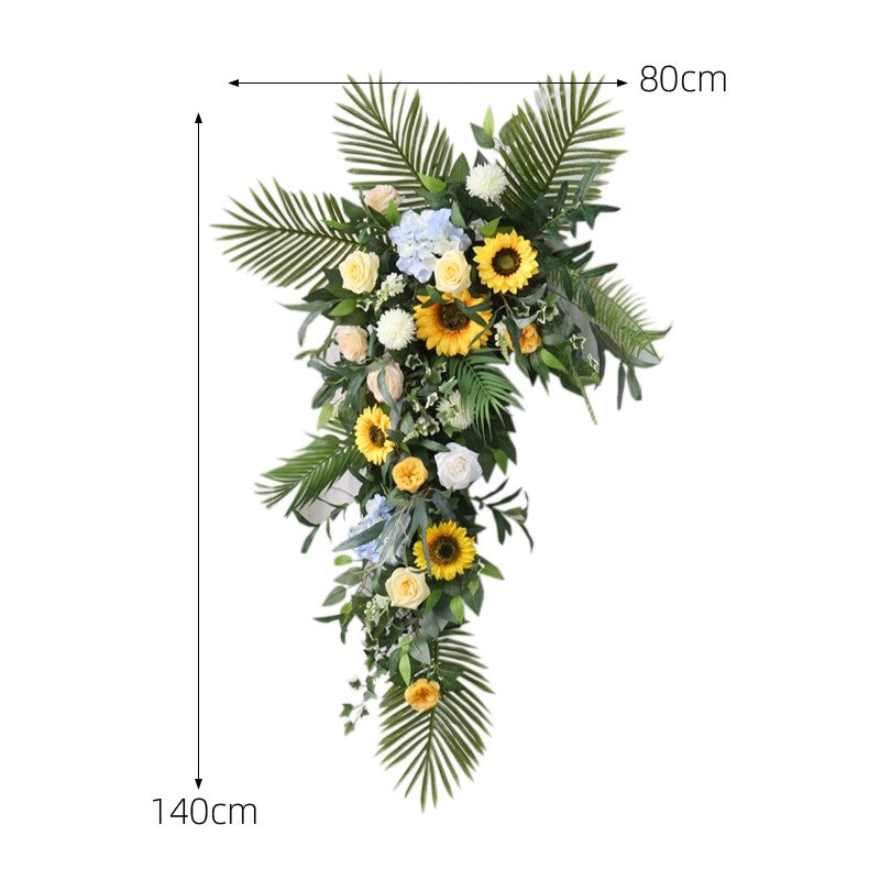 Yellow Wedding Style, Yellow Artificial Flowers, Diy Wedding Flowers Ball