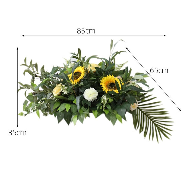 Yellow Wedding Style, Yellow Artificial Flowers, Diy Wedding Flowers Ball