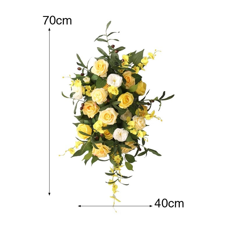 Yellow Wedding Flowers Set, Yellow Artificial Flowers, Diy Wedding Flowers