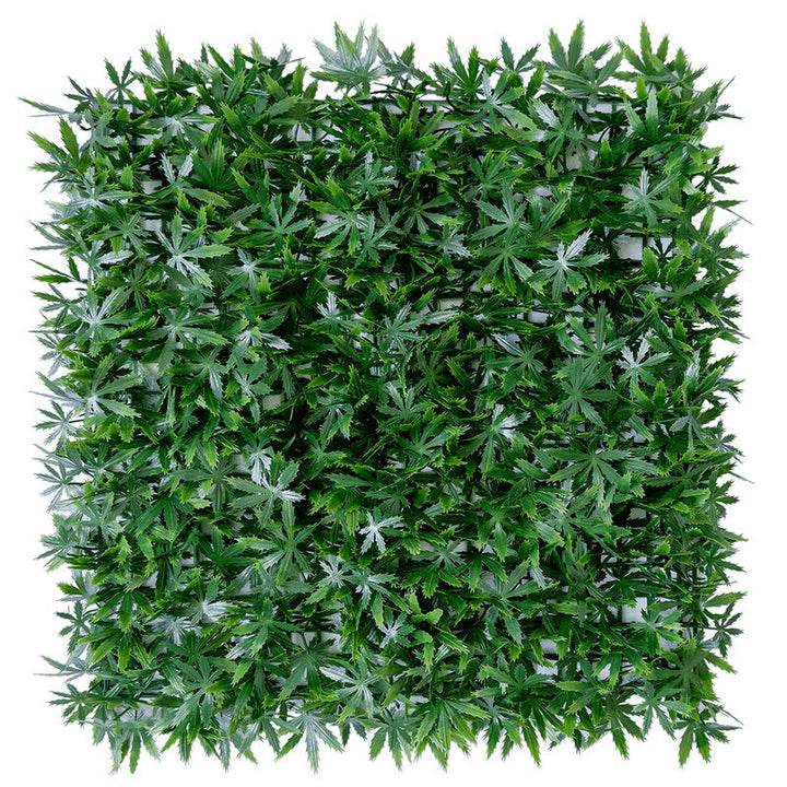 Green Maple Leaf Artificial Green Wall Panels, Faux Plant Wall