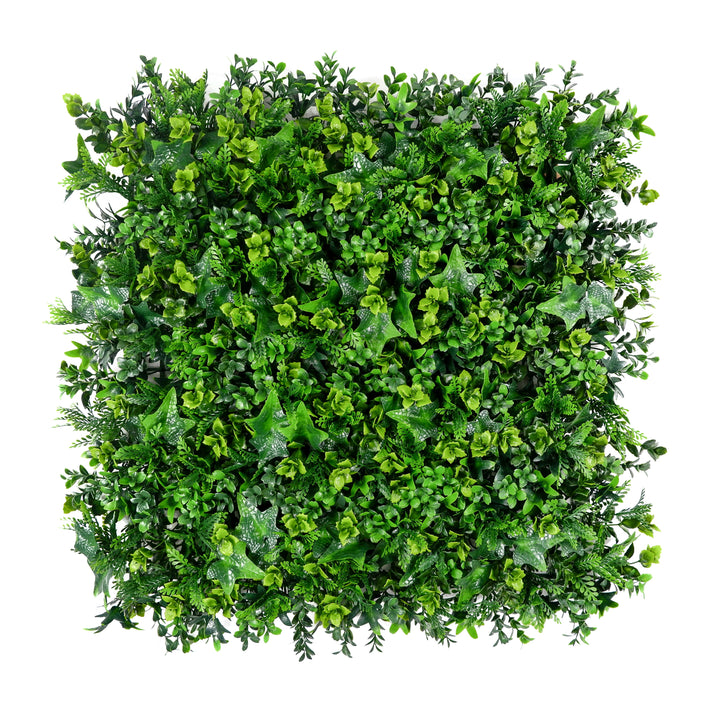 Green Mixed Plants Artificial Green Wall Panels, Faux Plant Wall