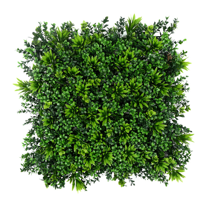 Mixed Grass In Dark Green Artificial Green Wall Panels, Faux Plant Wall