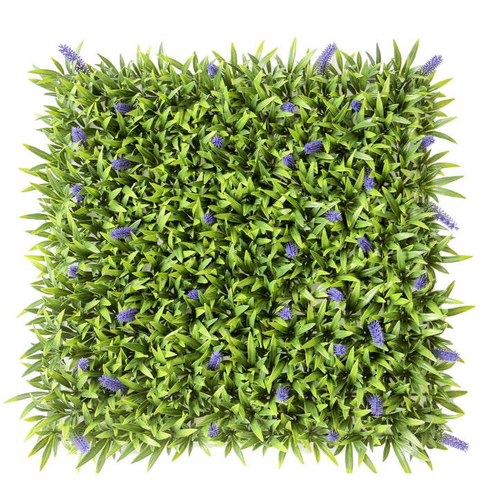 Purple Lavender Artificial Green Wall Panels, Faux Plant Wall